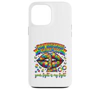 Custodia per iPhone 13 Pro Max Big Sisters Fight Too Autism Awareness Puzzle Labbra