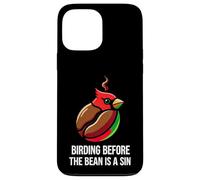 Custodia per iPhone 13 Pro Max Bird Watching Humor Birding Before The Bean Is A Sin