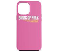 Custodia per iPhone 13 Pro Max Birds of Prey White and Yellow Horizontal Logo