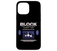 Custodia per iPhone 13 Pro Max Block Life - Abbigliamento di strada Y2K