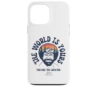 Custodia per iPhone 13 Pro Max Bob Ross The World Is Yours