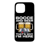 Custodia per iPhone 13 Pro Max Bocce and beer Petanque Bocce