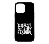 Custodia per iPhone 13 Pro Max Bookish Burned Out But Still Reading Retro Book Club