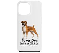 Custodia per iPhone 13 Pro Max Boxer Dog Fedele all'Osso Silly to the Core Pet Style