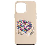 Custodia per iPhone 13 Pro Max Braccialetti con perline per il 100° giorno di scuola, 100 giorni, per donne, ragazze e bambini