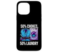 Custodia per iPhone 13 Pro Max Brazilian Jiu Jitsu 50% Chokes 50% Laundry BJJ
