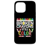 Custodia per iPhone 13 Pro Max Broken Crayons Still Color Mental Health Awareness Men Women