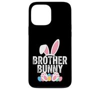 Custodia per iPhone 13 Pro Max Brother Bunny Easter Matching Ragazzi Coniglio