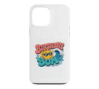 Custodia per iPhone 13 Pro Max Bum di compleanno | Retro Groovy Sun Ocean Beach Estate