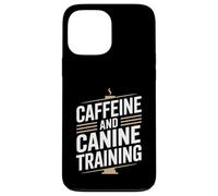 Custodia per iPhone 13 Pro Max Caffeina E Canine Training Dog Trainer Caffè