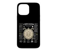 Custodia per iPhone 13 Pro Max Calendario lunare con 13 tartarughe lunari e conchiglie