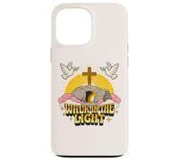 Custodia per iPhone 13 Pro Max Camminare Nella Luce Retro Vintage Cartoon Vuoto Tomba Giovanni 1:7