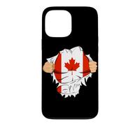 Custodia per iPhone 13 Pro Max Canadian Superhero Canada Flag Patriot Gift