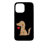 Custodia per iPhone 13 Pro Max Cane con cuore
