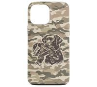 Custodia per iPhone 13 Pro Max Cane da laboratorio retrò, mimetico, mimetico, da laboratorio, Labrador Southern