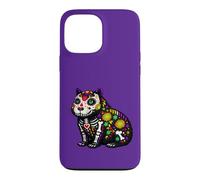 Custodia per iPhone 13 Pro Max Capybara Mexican Sugar Skull Calavera Viva Mexico Party