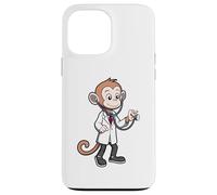Custodia per iPhone 13 Pro Max Caring Monkey Doctor Stetoscopio Healthcare