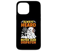 Custodia per iPhone 13 Pro Max Carino Ghost Dispatcher Halloween Always Heard But Never Seen