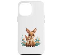 Custodia per iPhone 13 Pro Max Carino Madre Canguro E Joey Animale Illustrazione