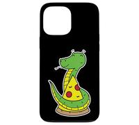Custodia per iPhone 13 Pro Max Carino Vipera Con Una Pizza