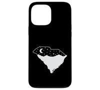 Custodia per iPhone 13 Pro Max Carolina del sud, mappa, con, orizzonte,