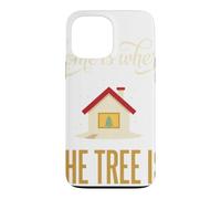 Custodia per iPhone 13 Pro Max Casa è dove l'albero è Natale