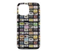 Custodia per iPhone 13 Pro Max Cassette Tapes Nostalgic Mixtape Music Graphic