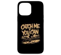 Custodia per iPhone 13 Pro Max Catch Me If You Can Cycling | Divertente attrezzatura da motociclista retrò