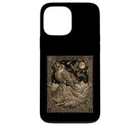 Custodia per iPhone 13 Pro Max Celestial Falcon Tarocchi Carta Costellazione Astronomia Montagna