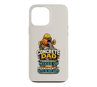 Custodia per iPhone 13 Pro Max Cement Mason Concrete Dad Humor
