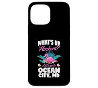 Custodia per iPhone 13 Pro Max Che succede Flockers Andiamo a Ocean City Maryland Flamingo