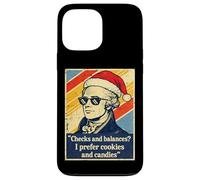 Custodia per iPhone 13 Pro Max Checks And Balances Alexander Hamilton Babbo Natale Natale