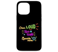 Custodia per iPhone 13 Pro Max Cheerleader Cheer Loud Shine Bright Cheerleaders regalo
