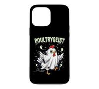 Custodia per iPhone 13 Pro Max Chicken Ghost Poultrygeist Halloween Costume Farmer
