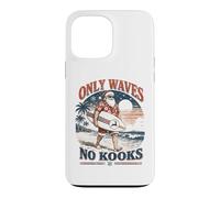 Custodia per iPhone 13 Pro Max Christmas in July Surfing Santa Beach Only Waves no Kooks