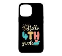 Custodia per iPhone 13 Pro Max Ciao 4 ° grado Quarta elementare Scuola Picture Day Sunshine