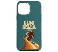 Custodia per iPhone 13 Pro Max Ciao Bella Alpi 2026 Sci Stile Vintage Italia
