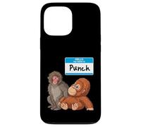 Custodia per iPhone 13 Pro Max Ciao Punch il Giappone Scimmia Con Peluche Amico Animale