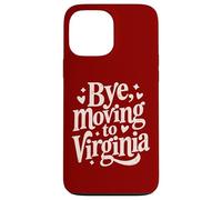 Custodia per iPhone 13 Pro Max Ciao, trasferirsi in Virginia