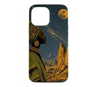Custodia per iPhone 13 Pro Max Cielo notturno sopra le formazioni rocciose del deserto