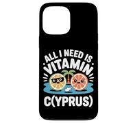 Custodia per iPhone 13 Pro Max Cipro All I Need Is Vitamin Cyprus Bandiera L'isola di Cipro