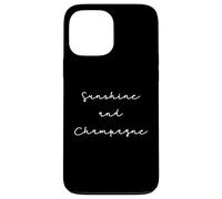 Custodia per iPhone 13 Pro Max Citation Champagne Humour Sunshine and Champagne