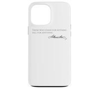 Custodia per iPhone 13 Pro Max Citazione di Alexander Hamilton - Quelli che stanno per niente