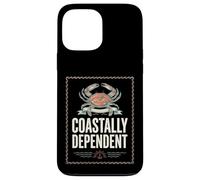 Custodia per iPhone 13 Pro Max Coastal Dependent Crab Ocean Seafood Lover