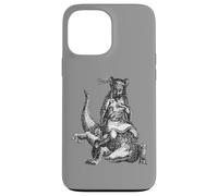 Custodia per iPhone 13 Pro Max Coccodrillo re delle ombre