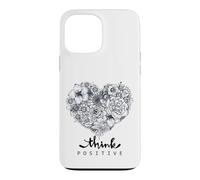 Custodia per iPhone 13 Pro Max Color Your Own Floral Heart Positive Art Quotes