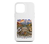 Custodia per iPhone 13 Pro Max Colorado Acquerello Mountain Adventure Travel Design