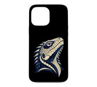 Custodia per iPhone 13 Pro Max Colorful Bearded Dragon Face Reptile Animal Lover