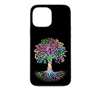 Custodia per iPhone 13 Pro Max Colorful Life Is Really Good Vintage Unique Tree Art