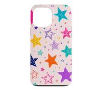 Custodia per iPhone 13 Pro Max Colorful Vintage Star Doodle Aesthetic Cosmic Art